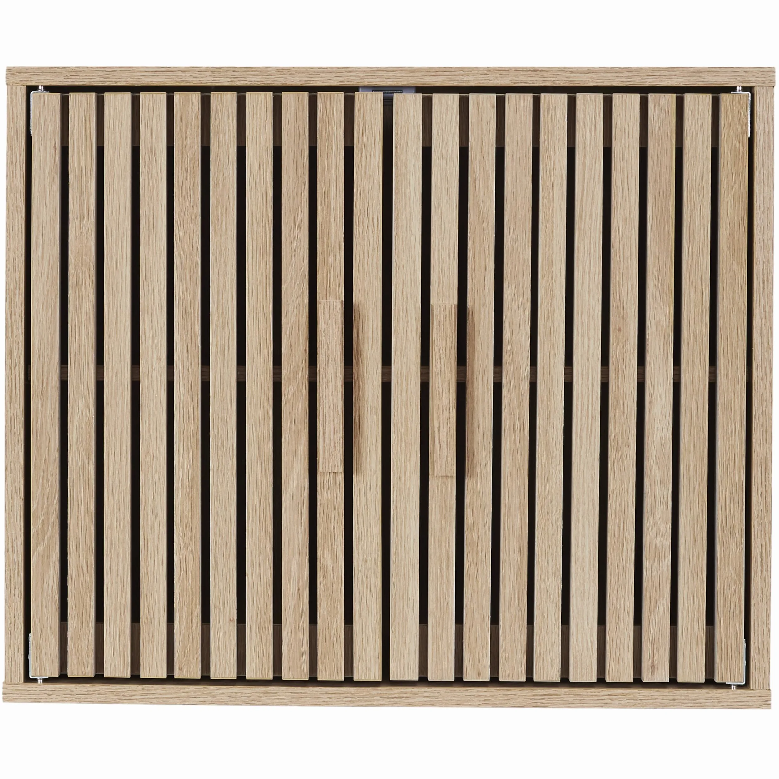HOME DECO FACTORY - Armoire Murale Klaus - Collection Natural Crush - Mobilier Pratique pour Salle de Bain - Dimensions 60 x 50 x 20 cm - Couleur Marron - Modèle Klaus