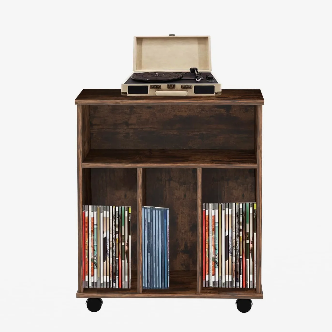 VDD Meuble de Rangement pour vinyles LP - bibliothèque - Rangement Magazines Livres disques