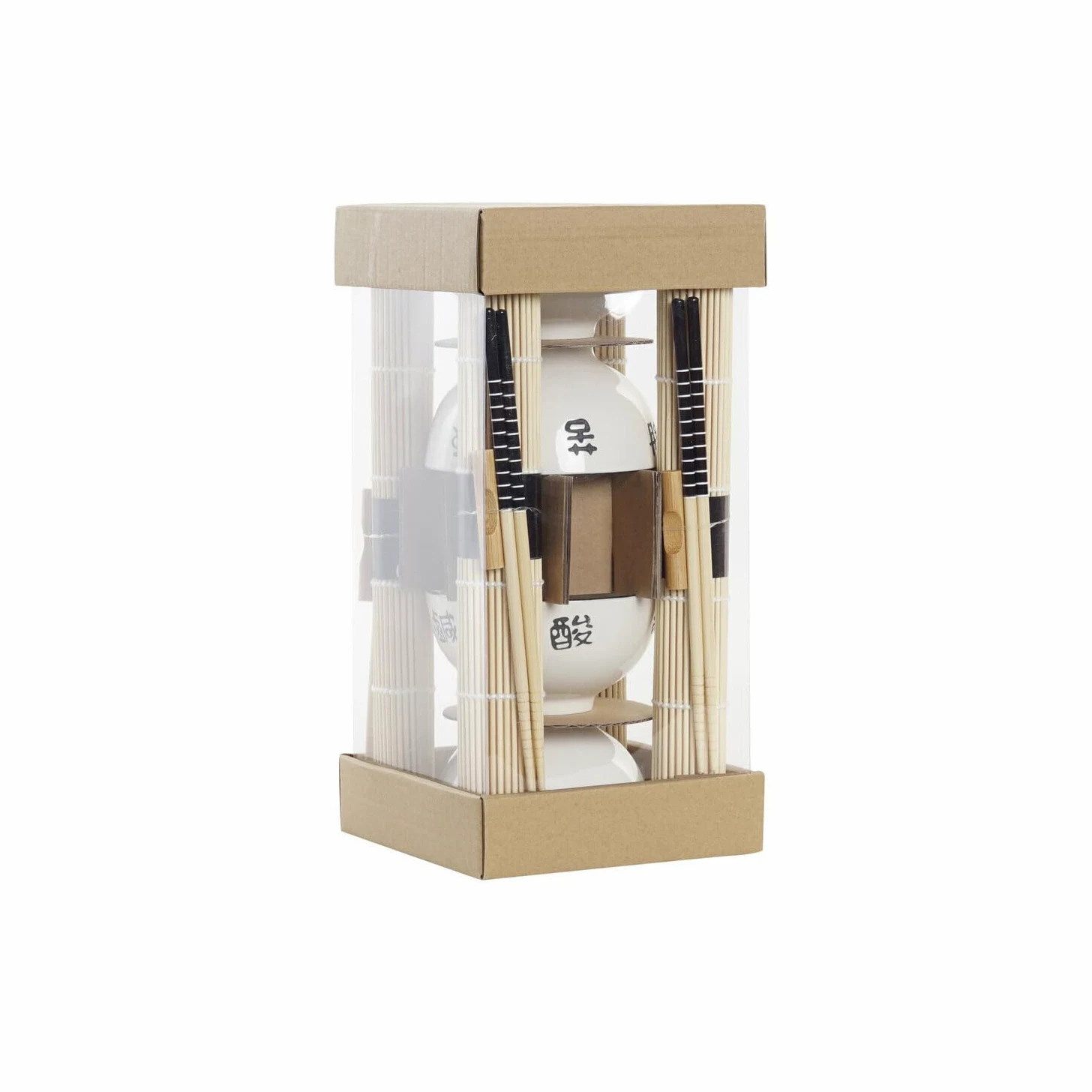 SUSHI SET 16 BAMBU GRES 14,5X14,5X31 BLANCO