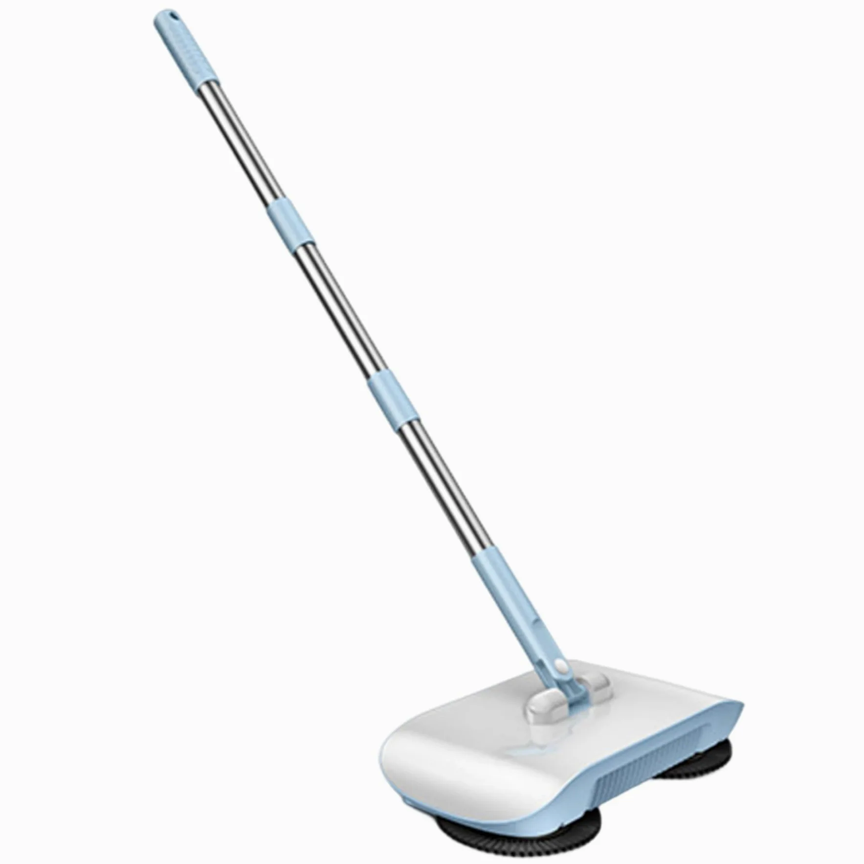 Brosse de nettoyage de tapis, balayeur à vide manuel de 2 en 1, vadrouille rotative à 180 degrés, balayeur de poussée à main, outil de nettoyage pour le nettoyage des animaux de compagnie, débris