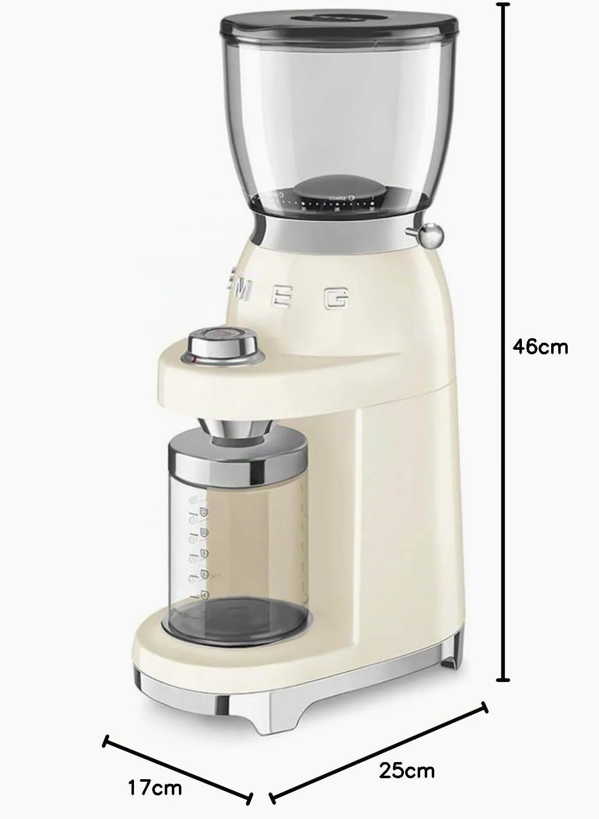 Moulin À Café 350g 150w Crème - CGF01CREU