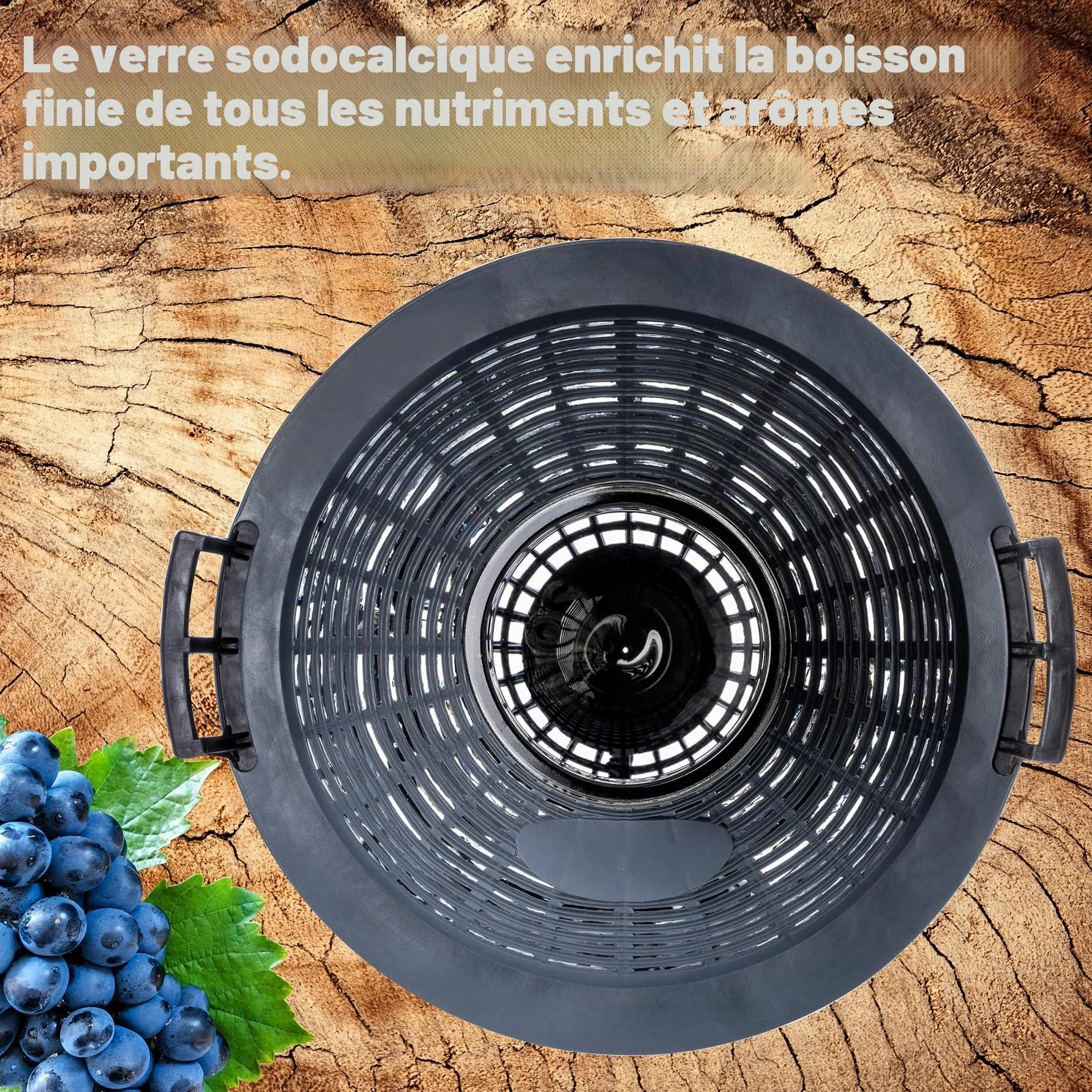 KADAX bonbonne en Verre 15L – Ballons de Fermentation à Large Ouverture avec Panier pour vin, bière & cidre