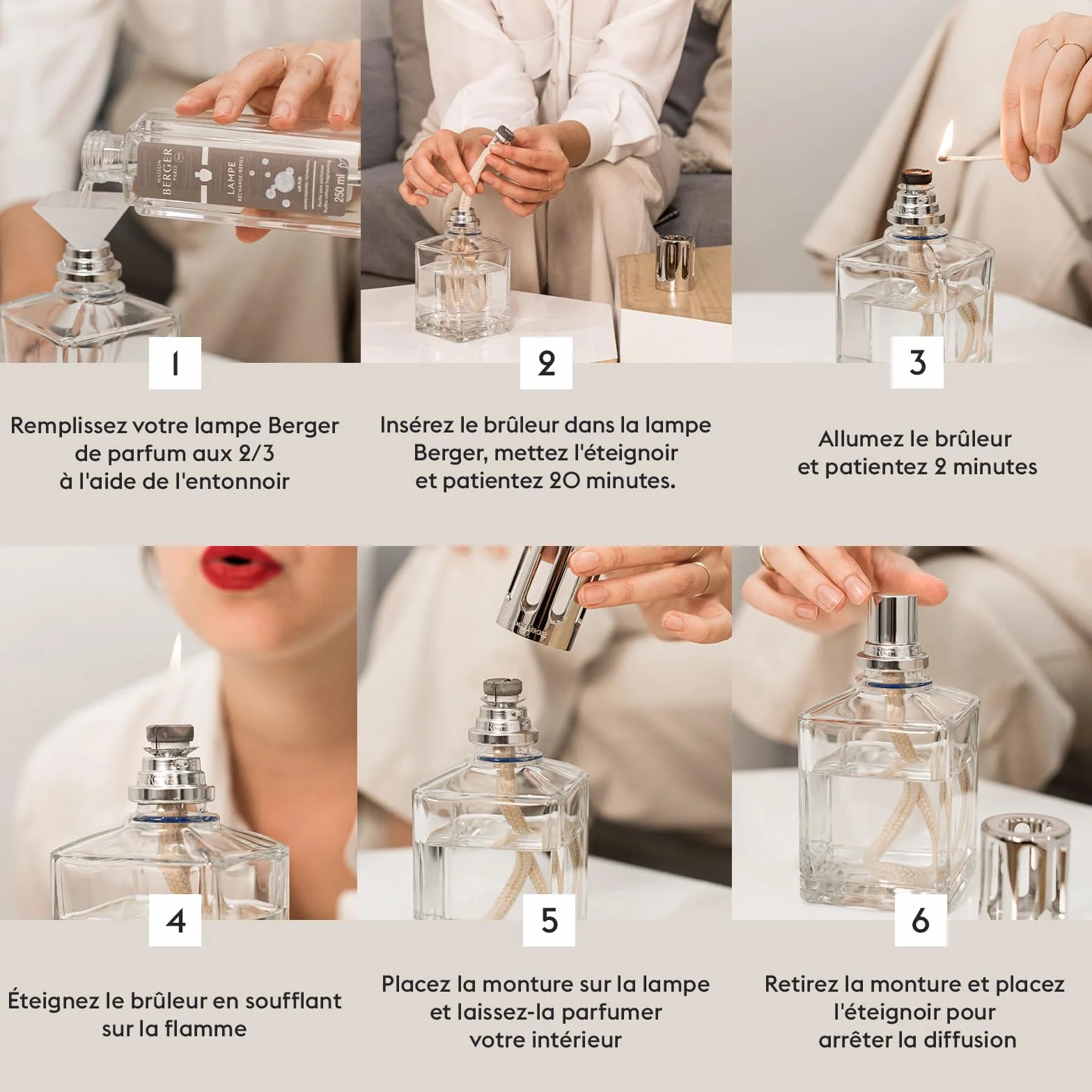 Maison Berger Coffret Cadeau Glaçon - Diffuseur de Parfum d’Ambiance 250 ML - Élimine Les odeurs, purifie l’air, Objet décoratif Maison ou Bureau (Tranparente - Air Pur Neutre Essentiel)