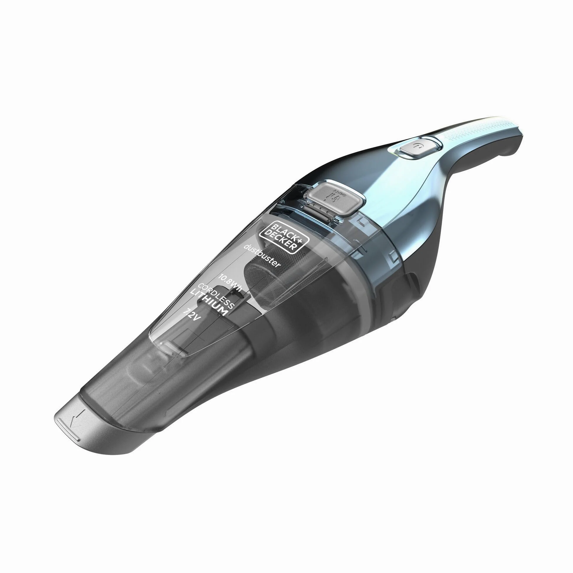 Black+Decker - Aspirateur à Main DUSTBUSTER - 7.2V (Batterie 2.0Ah) Aspirateur à Main sans Fil, Chromé, NVC220WBC-QW