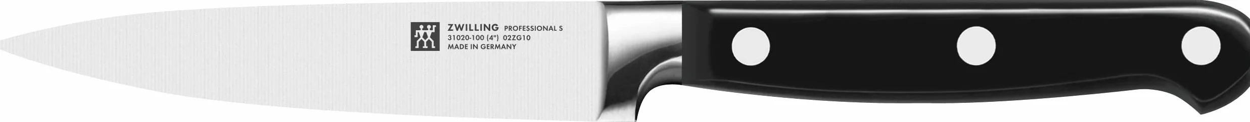 ZWILLING Professional S Set de couteaux 3 pièces, acier spécial inoxydable, noir, Made in Germany