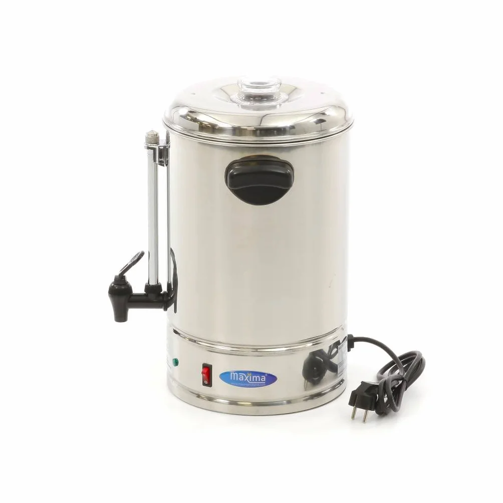 Maxima Cafetière 10L, 80 Tasses, Filtre à Café Amovible en Acier Inoxydable - Professionnel - Cafetière - 10 Litres