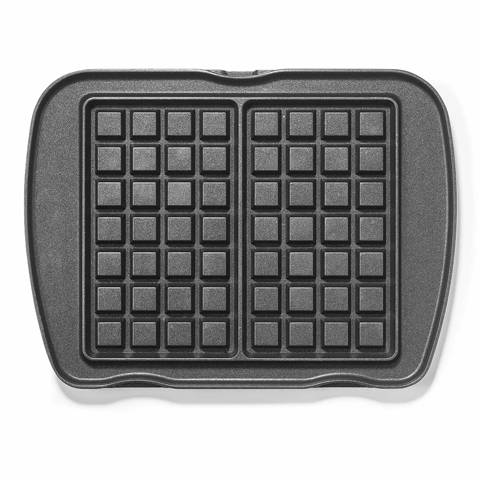 LAGRANGE Jeu de plaques Gaufre 4x7, compatible avec tous les gaufriers "Premium", Plaques en fonte d'aluminium, Revêtement antiadhésif double couche, 010922