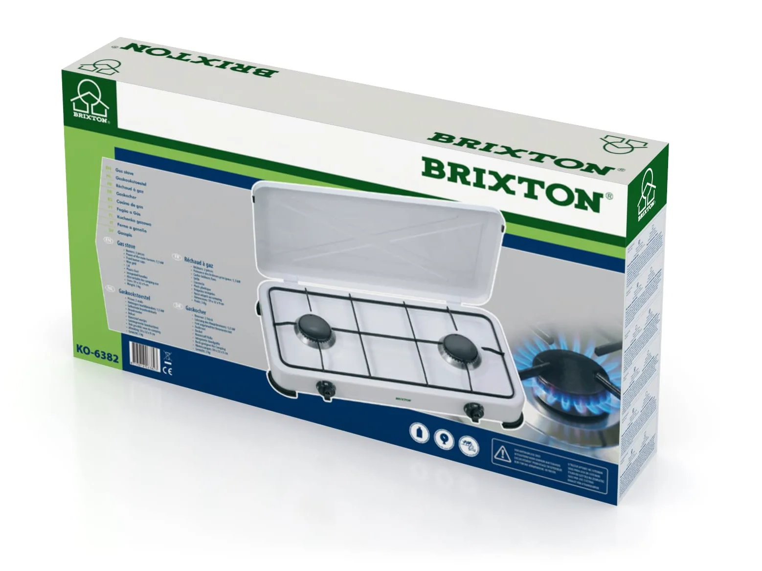 Réchaud à gaz FireFriend - 2 brûleurs - 2 x 1500 watt