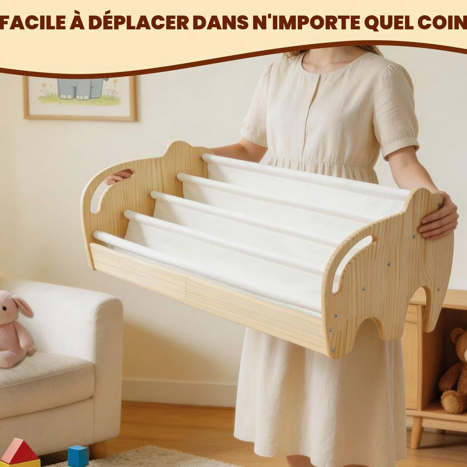 Wdmiya Bibliothèque Enfant Bois – Étagère Livres Montessori, Rangement Livres Enfants, Présentoir Livres Face Avant, Meuble Chambre Enfant, Cadeau Garçon Fille