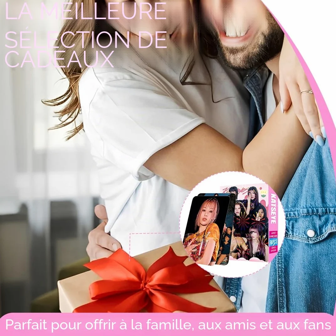 96 Pièces Cartes Photos KATSEYE Variées, KATSEYE Collection de Photocards pour Fans, Idées Cadeaux pour Ados, Collection Complète de Membres de Groupe, pour Déco et Échange