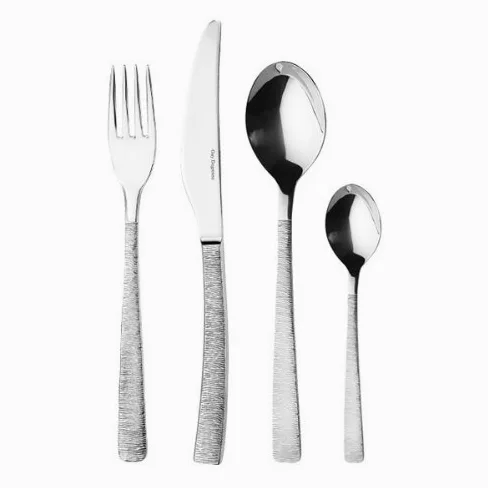 Cuillère de table en inox 18/10 de 3,5mm - Lot de 6 Astrée Ciselé