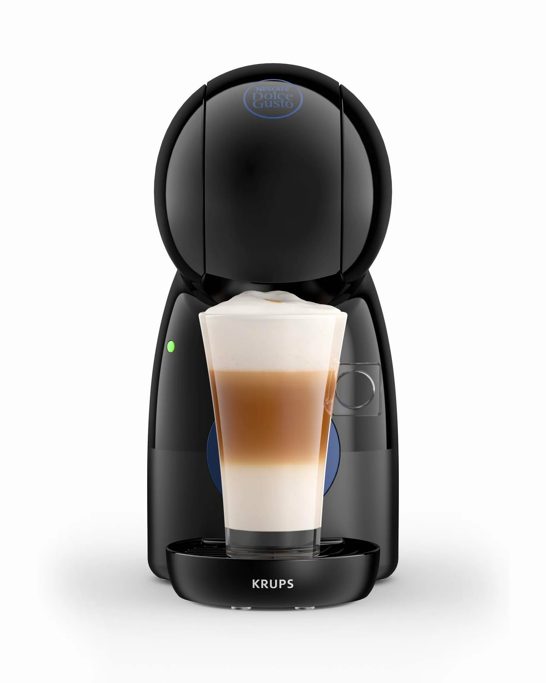 Krups Piccolo KP1A05 Nestlé Dolce Gusto 15 Bars et Machine à Café à Capsules de 1500 W avec Réservoir de 0,8 l, Dosettes Unidoses Multi-Boissons Chaudes et Froides, Rouge/Noire