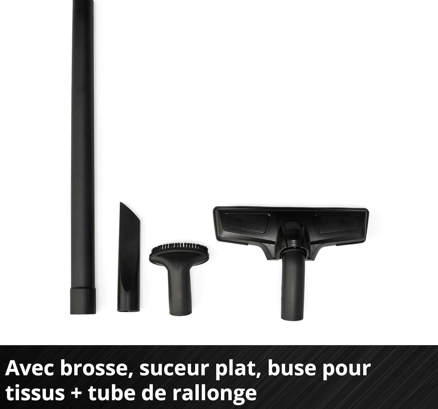 Einhell Aspirateur à Main sans Fil Te-VC 18 Li Solo -Power X-Change (18V, Livré avec Accessoires (Buse, buse à rainures...), Bac à poussiere 540ml) Livré sans Batterie ni Chargeur