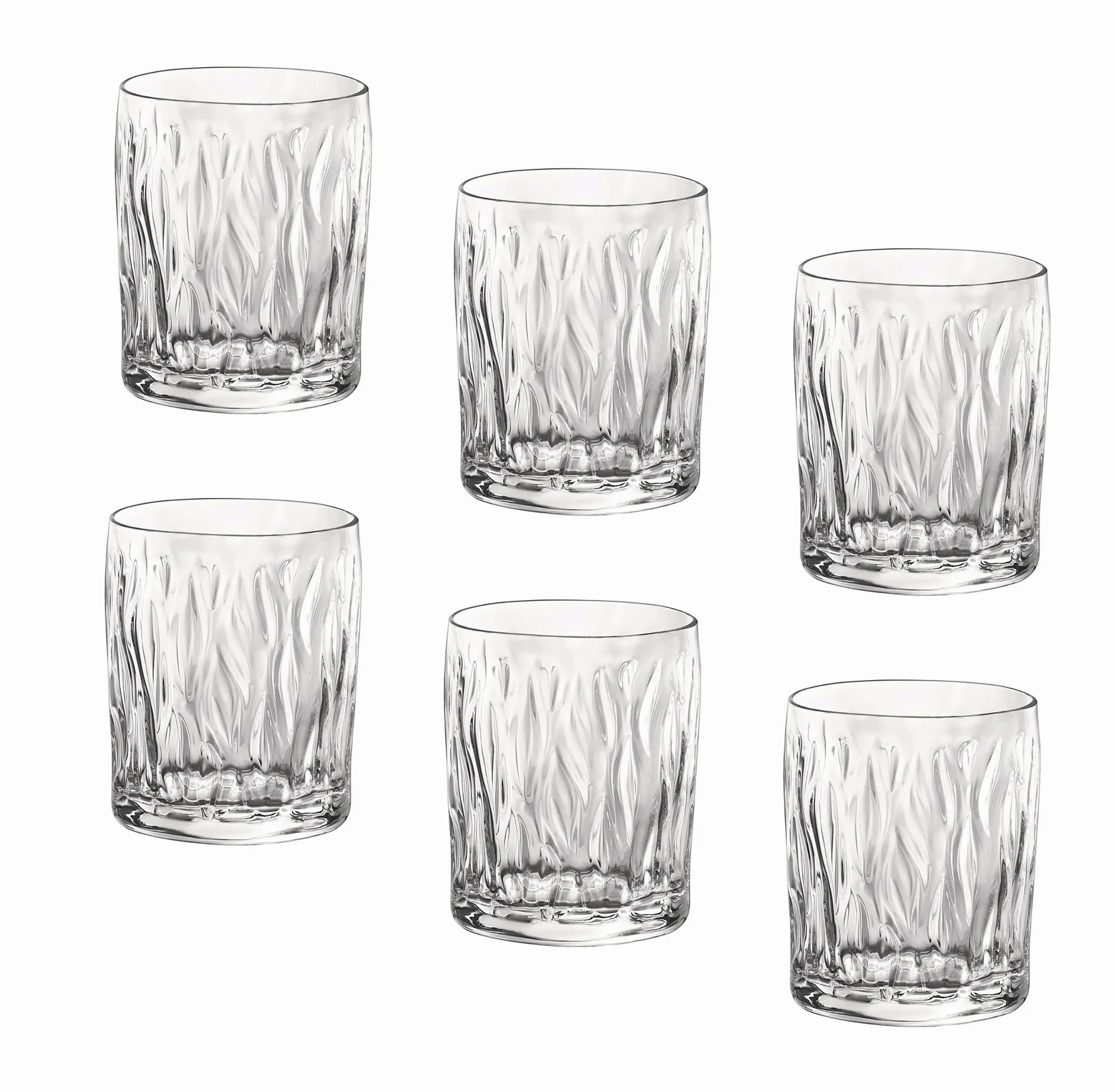 Bormioli Rocco 580511BAC121990 Lot de 6 verres à eau Transparent