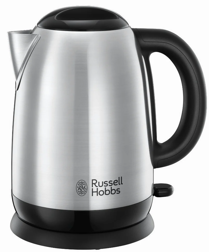Russell Hobbs Bouilloire Electrique [Puissante & Elegante] Adventure (1,7L, 2400W, Ebullition rapide, Marques pour 1/2/3 tasses, Bec verseur précis, filtre anticalcaire, Economie d'énergie) 23912-70