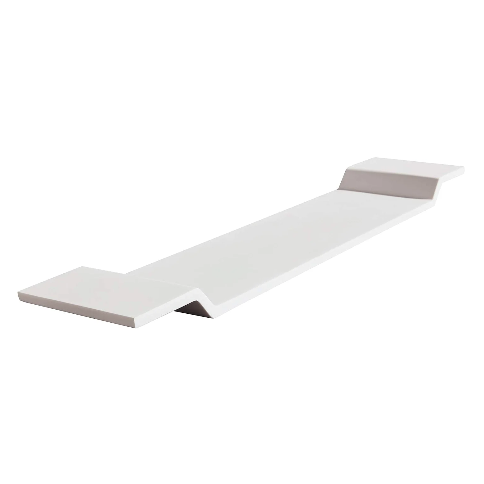 BERNSTEIN - Plateau de baignoire, Tablette Bain, Pont Baignoire en fonte minérale 85x16cm Blanc mat - PB4208