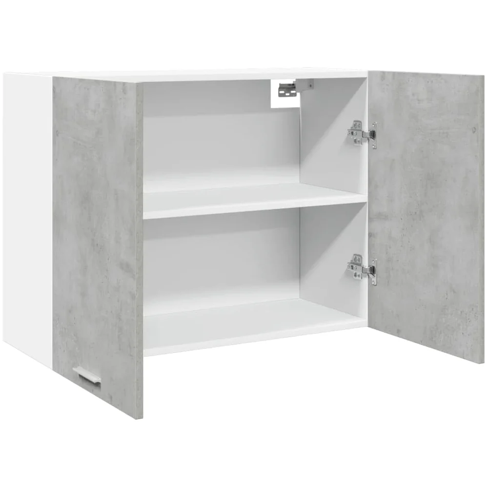 vidaXL Armoire Suspendue Lyon Gris béton 80 x 31 x 60 cm Bois d'ingénierie