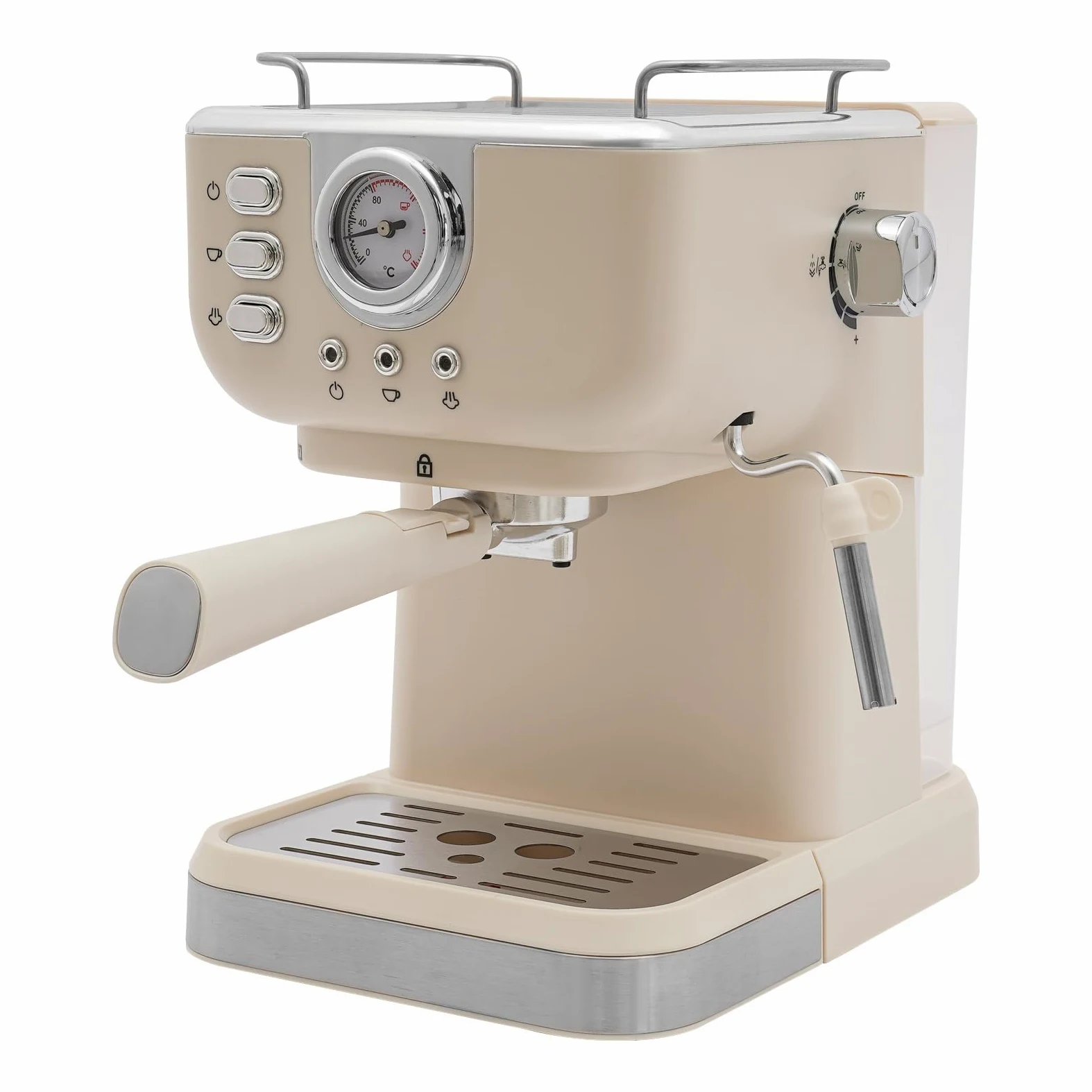Machine à café 20 bars, machine à café expresso avec vaporisateur pour lait et cappuccino 2 en 1