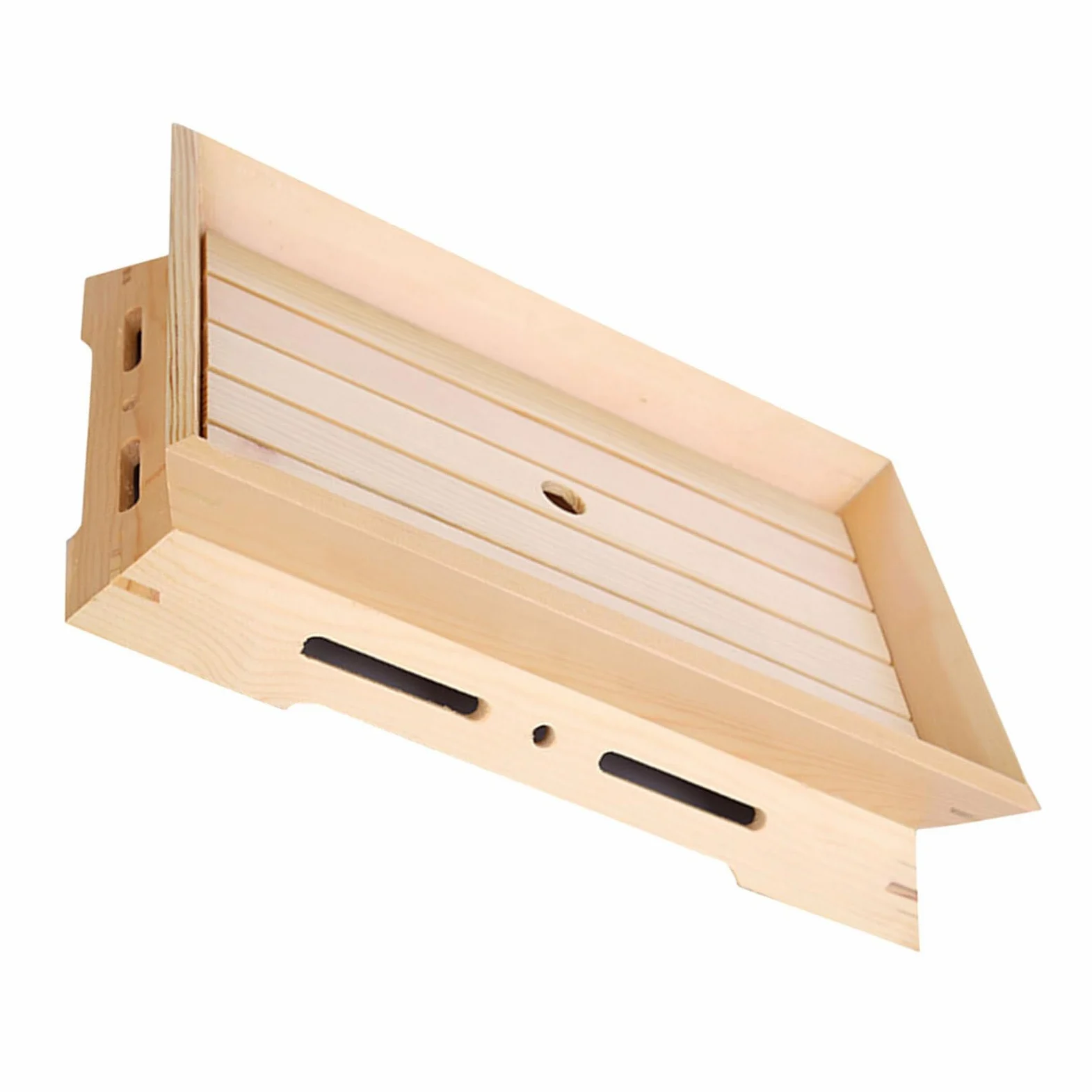 Gatuida Plateau à Sushis Japonerie en Bois 38X26X7 CM Système de Conservation par Glace Carbonique Plat de Service Polyvalent pour Sashimis et Amuse-Bouches pour Maison Restaurant et