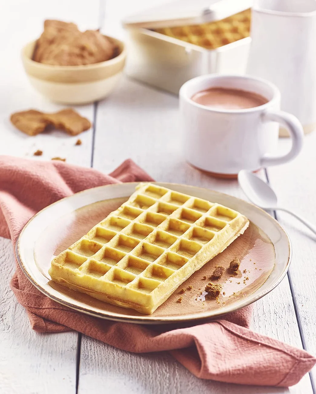 LAGRANGE Jeu de plaques Gaufre 4x7, compatible avec tous les gaufriers "Premium", Plaques en fonte d'aluminium, Revêtement antiadhésif double couche, 010922
