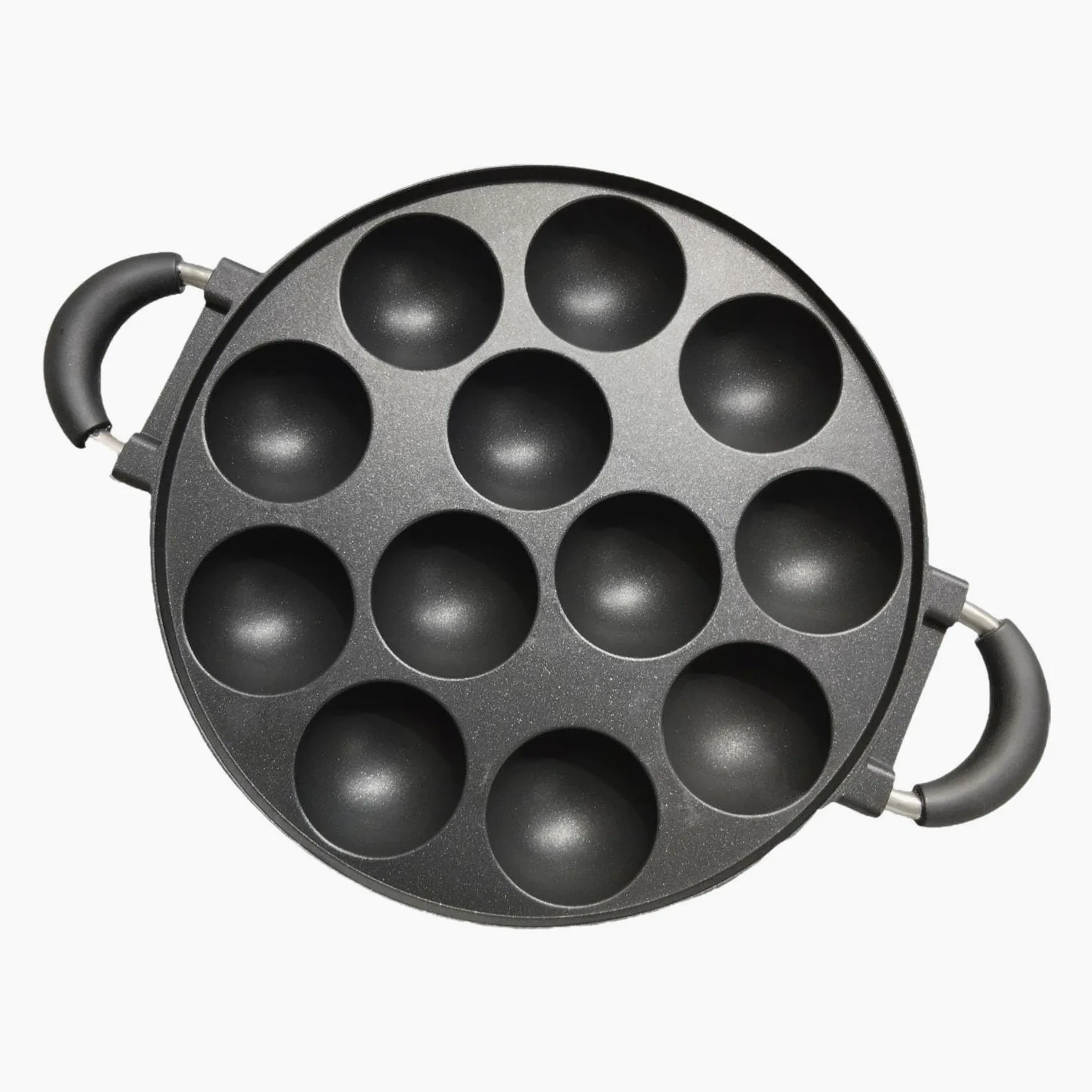 Moule à Beignets, Moule à Beignets, Moule à Beignets Polyvalent, Surface Antiadhésive pour Les Desserts de Goûter, Les Brunchs et Les Beignets, 12 Trous