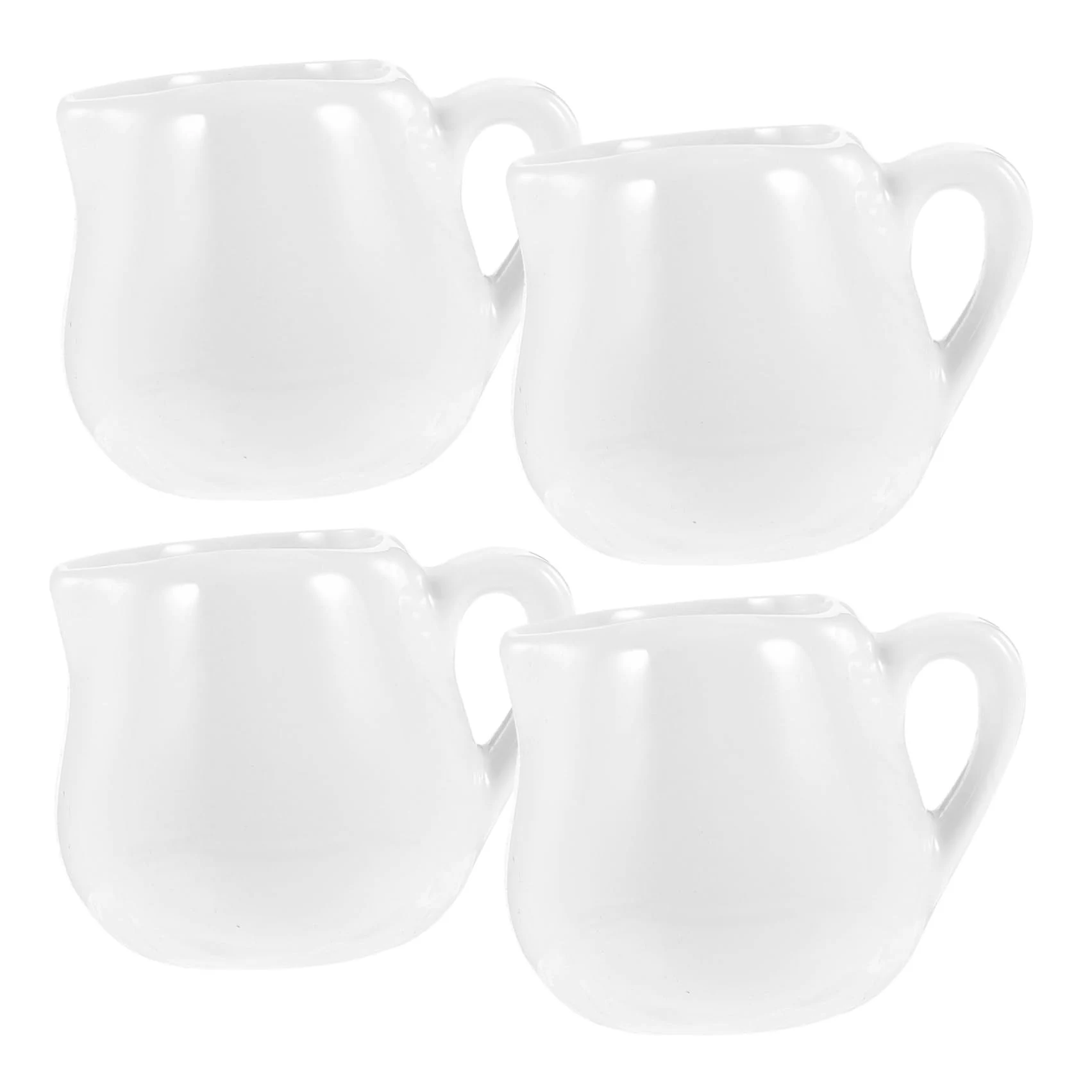Cabilock 12pièces Pichet Céramique Pratique Récipients à Lait Et Sauces De Pichet à Main Pour Repas Et Réunions