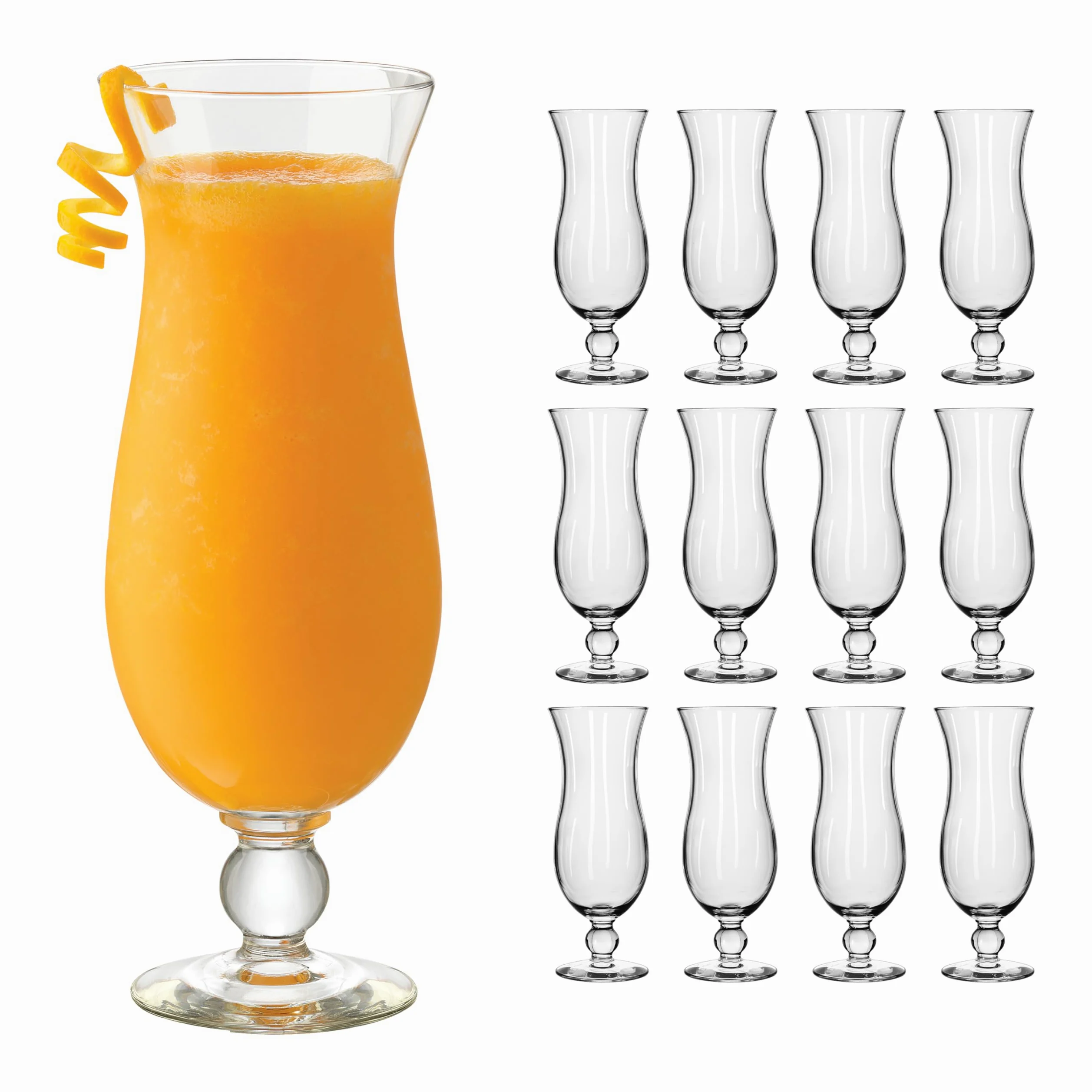 LIBBEY 70335 Verre à cocktail Hurricane, 444 ml, lot de 12