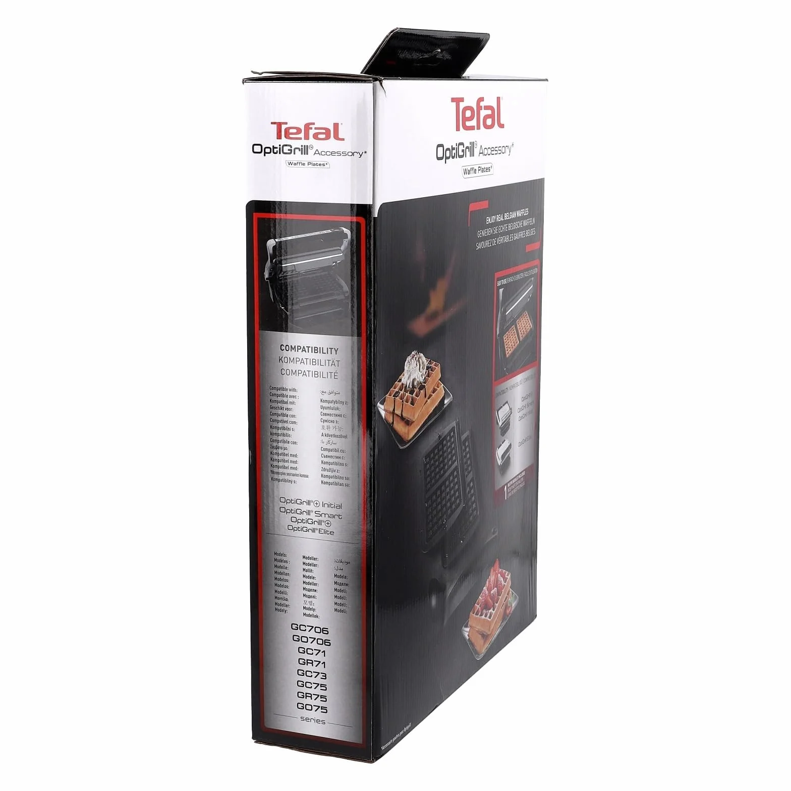 Tefal XA7248 OptiGrill Plaque gaufrée Noir