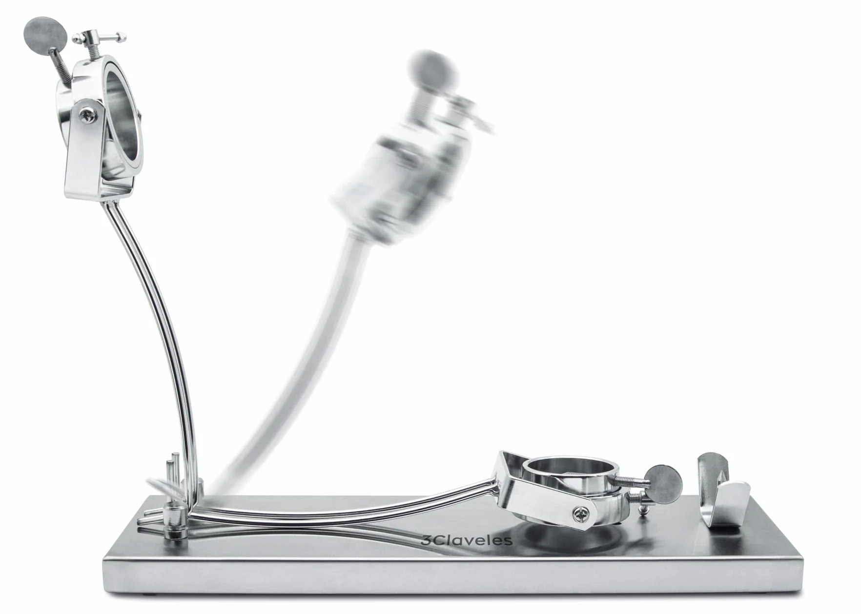 Support à jambon en acier inoxydable 3 Claveles Tête rotative