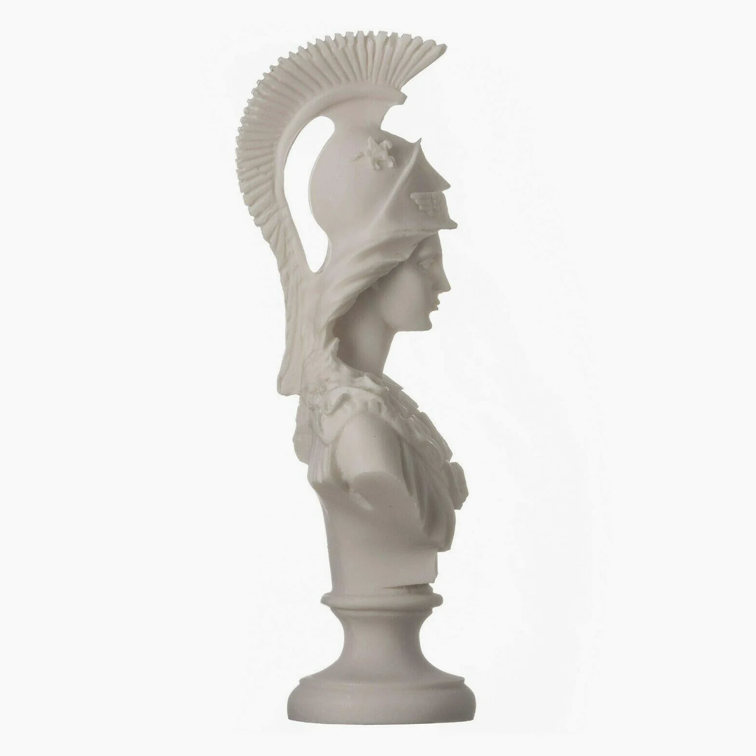 BeautifulGreekStatues Athena Pallas Sculpture Buste Minerva déesse grecque ancienne Albâtre 20 cm