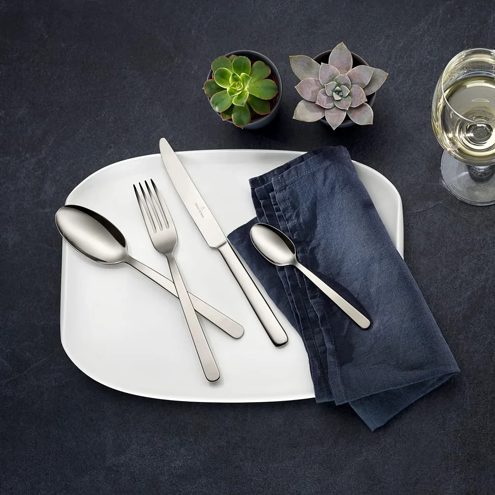 Villeroy & Boch Louis Couverts de table pour 6 personnes, 24 pièces, Acier inoxydable