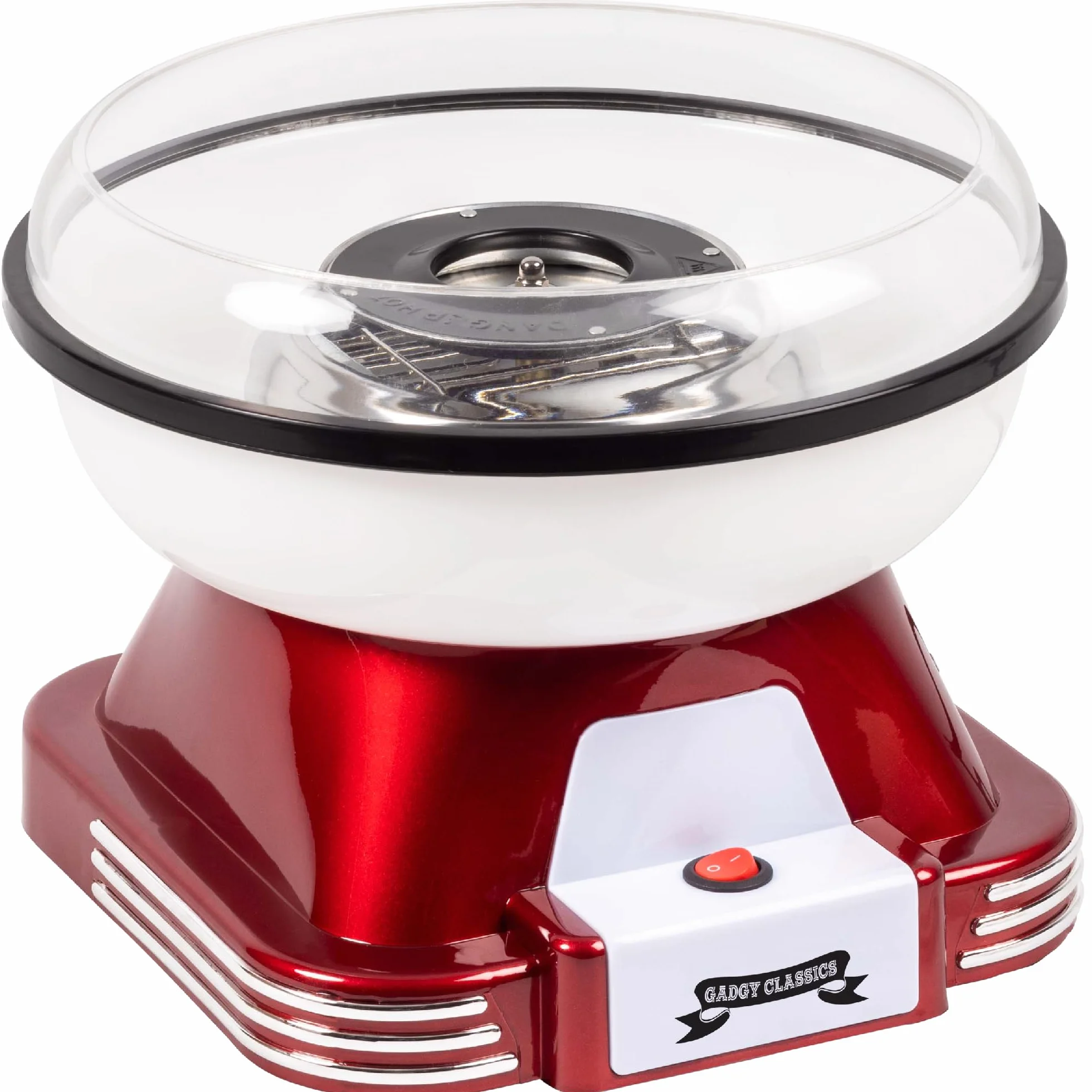 Gadgy Machine à Barbe à Papa - Machine à Barbe à Papa Rétro - Machine à Barbe à Papa Maison pour Fêtes d'Anniversaire d’Enfants – S’Utilise avec du Sucre ou des Bonbons