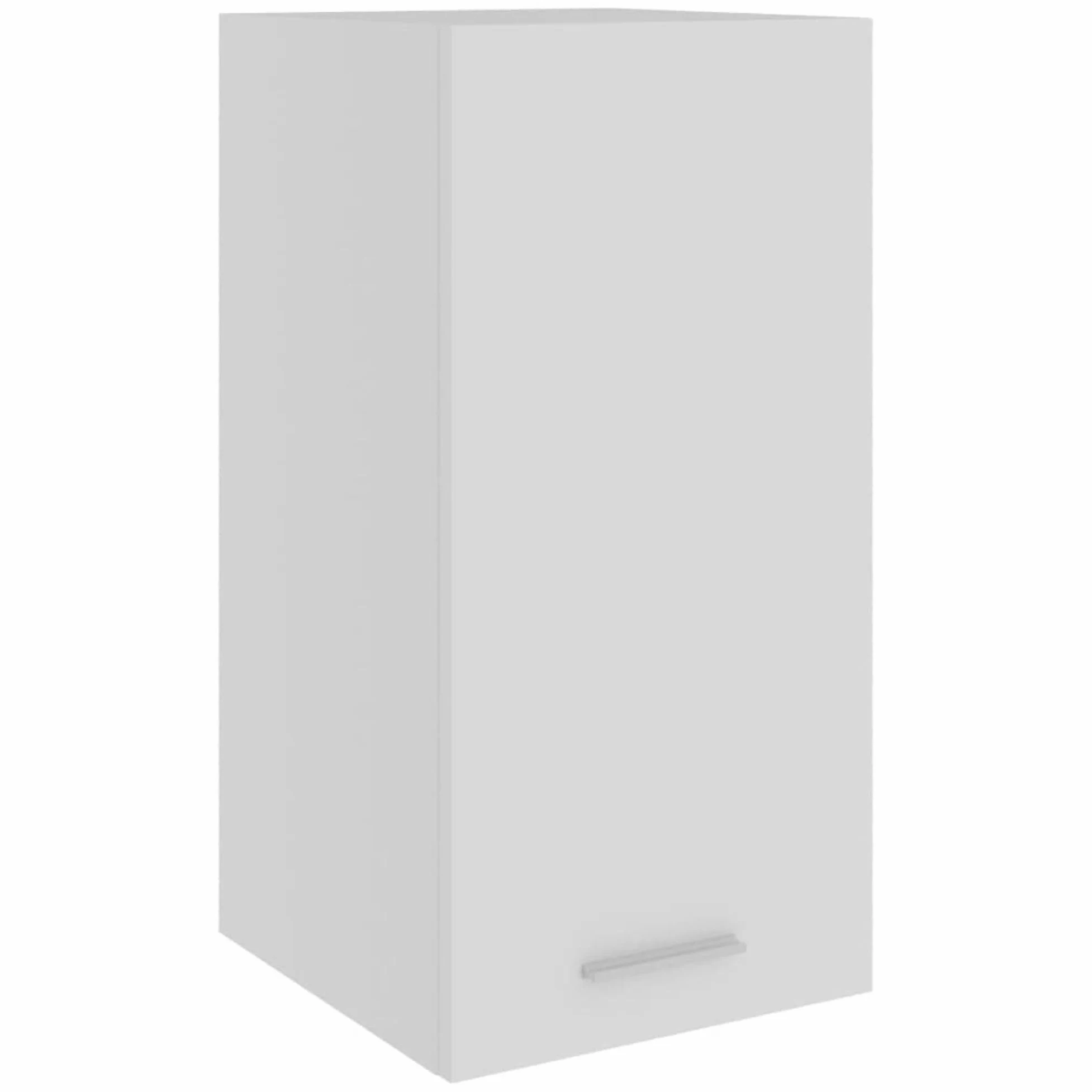 vidaXL Armoire Murale Lyon, 29,5x31x60 cm, Bois reconstitué, Blanc, Meuble Suspendu, Rangement Salle de Bain & Cuisine, Charge Max 60 kg