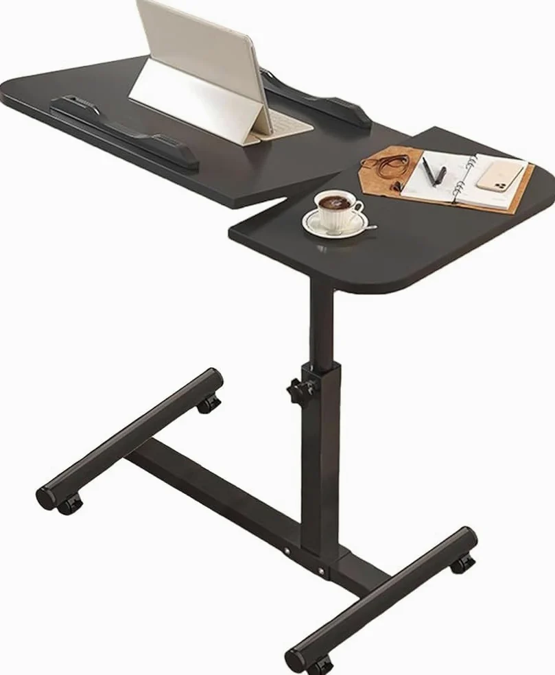 Plateau pliable en bois avec pieds, idéal pour manger, lire et travailler au lit - Design ble pour plus de confort et de commodité