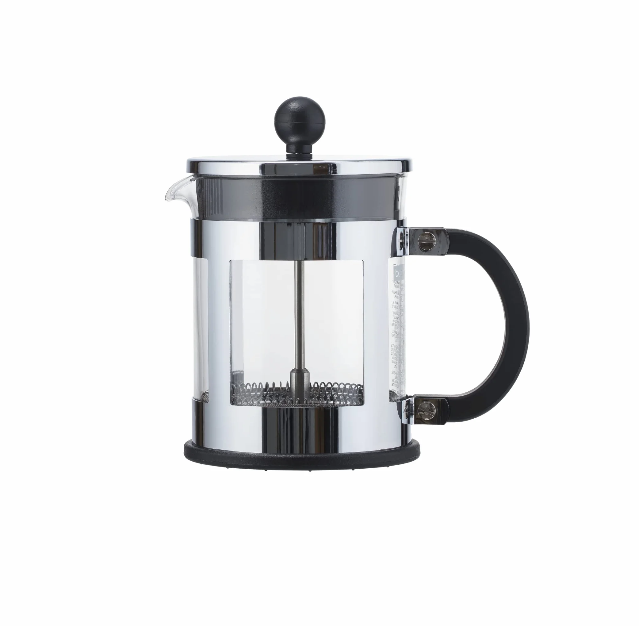Bodum KENYA Cafetière à piston, 4 tasses, 0.5 l, acier inox