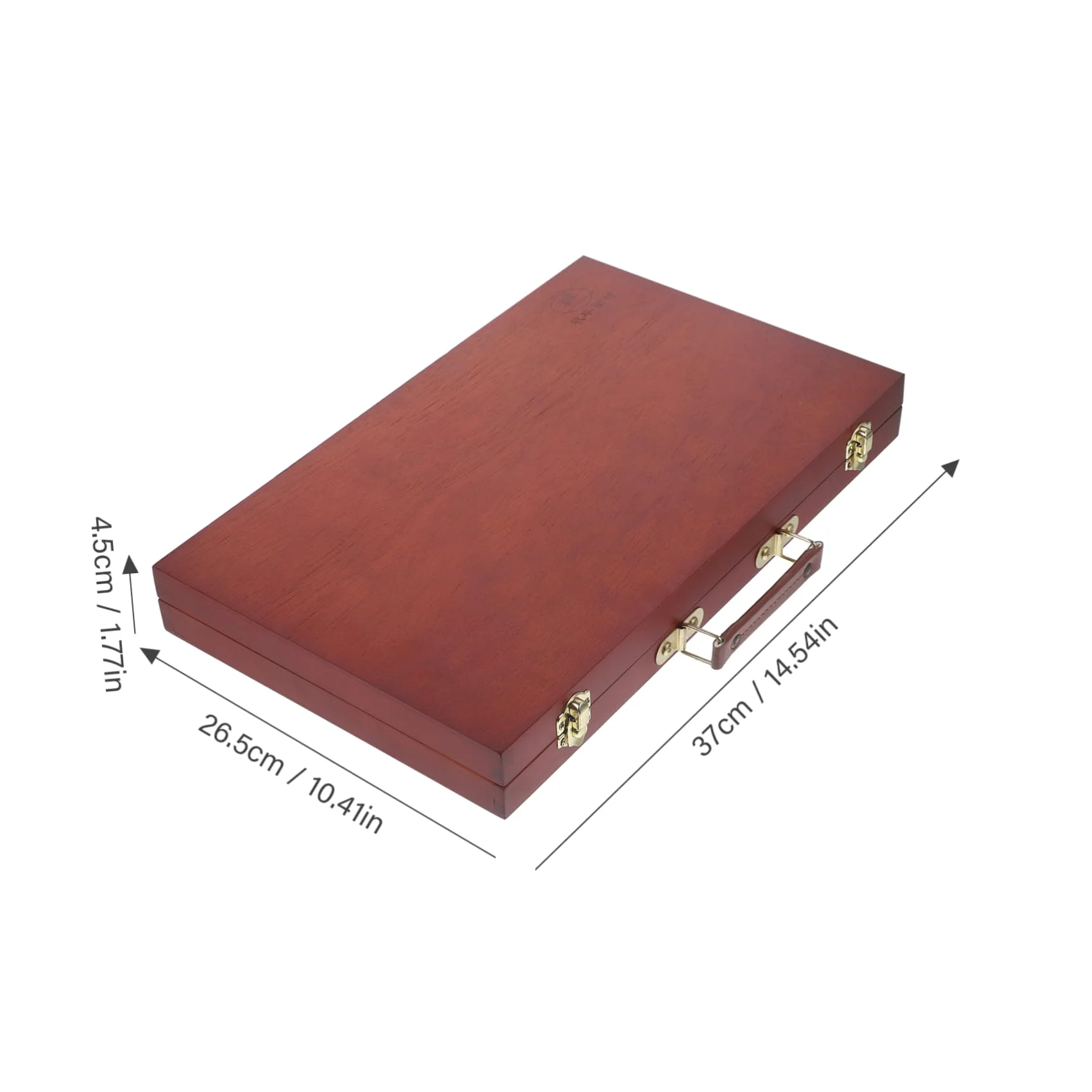 Boîte à Peinture en Bois Style Européen Poignée, Rangement Pratique pour Pinceaux et Pigments, pour Artistes en Extérieur Bureau