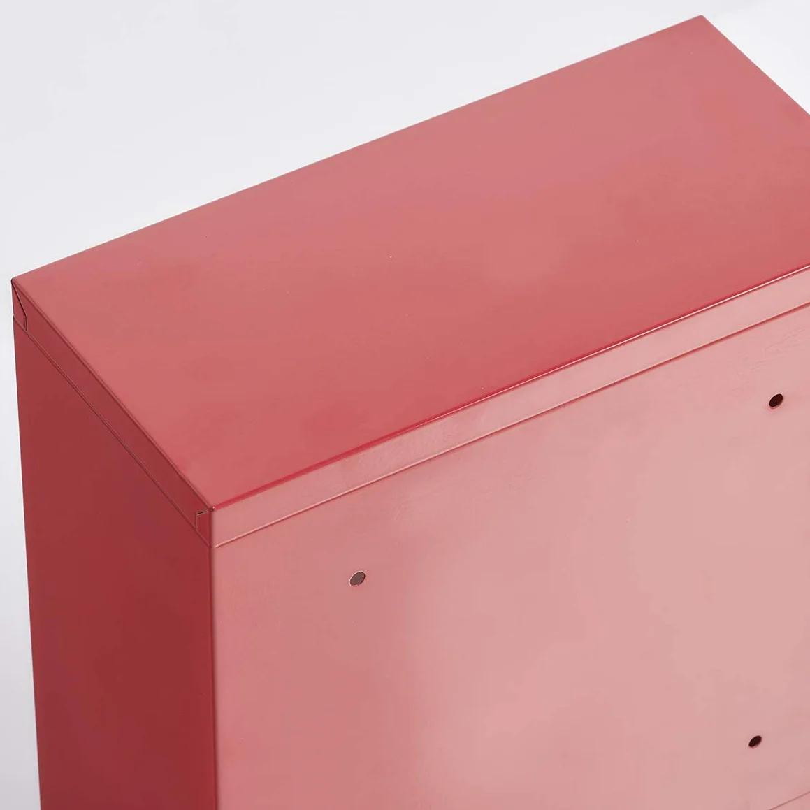 Zeller Present 18468 Armoire à Pharmacie en Métal Rouge 25 x 12 x 45 cm