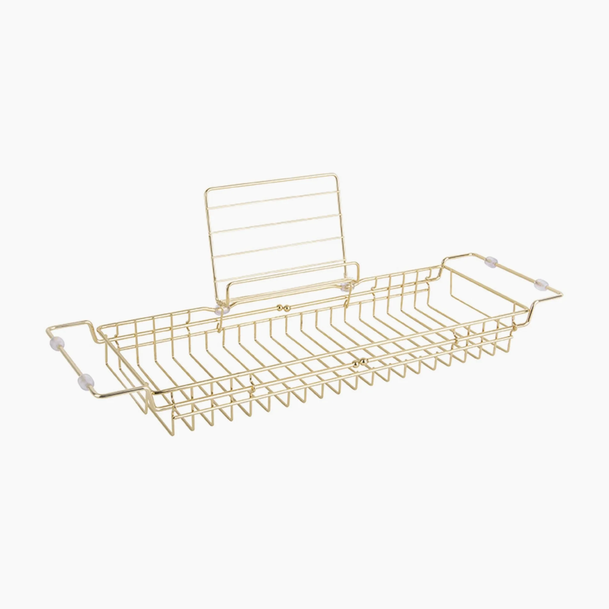 Present Time Pont de Baignoire Design métal Iglo - L. 61/86 cm - Doré