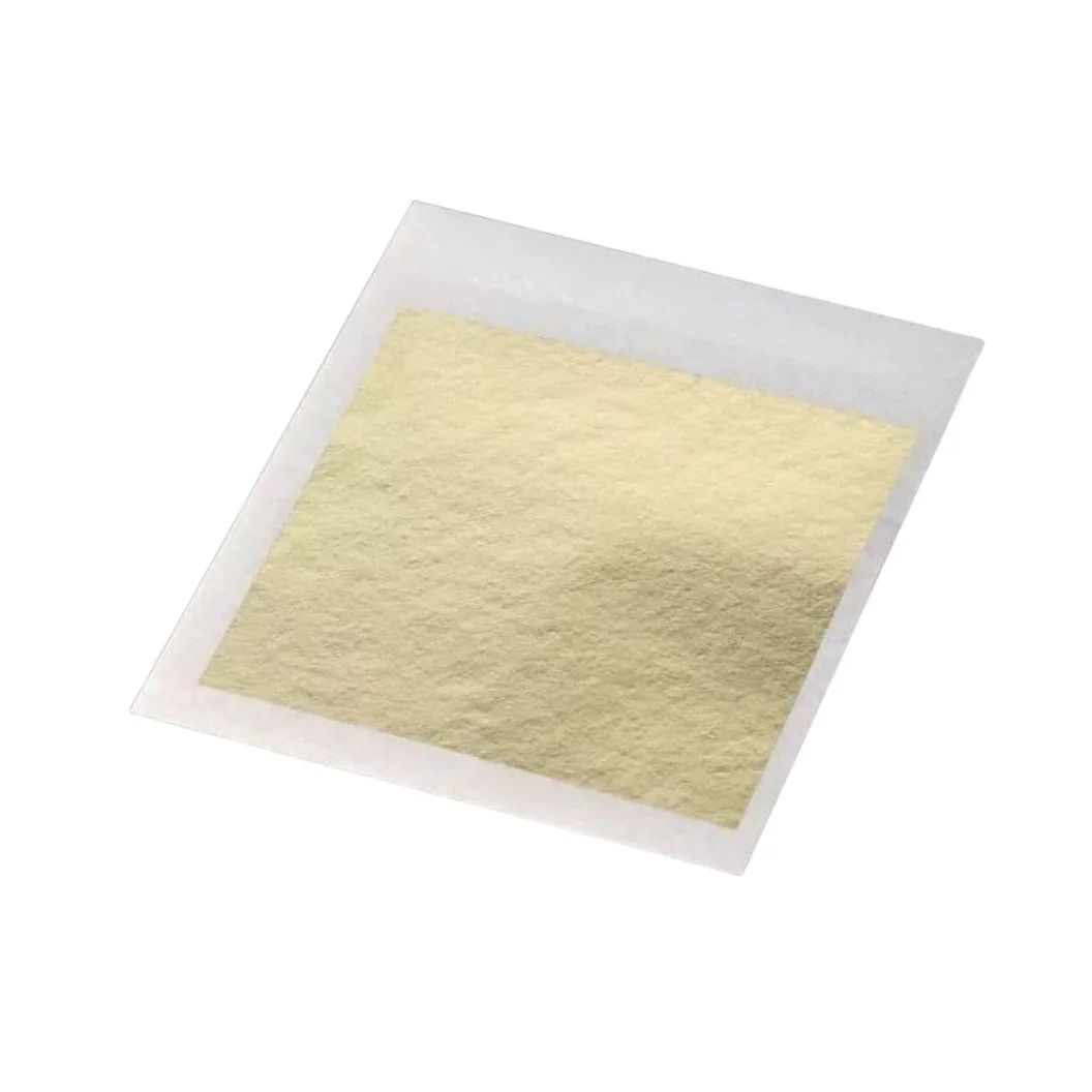 lot de 500 feuilles d'or 69mm X 69 mm 24 carats dans la base 100% veritable